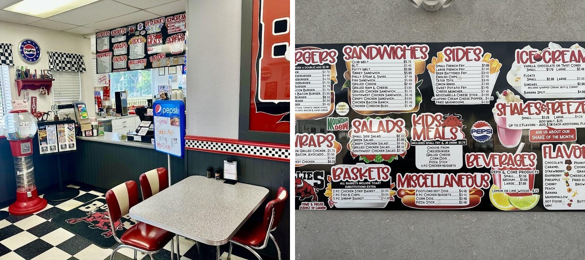 Bullies Drive-In Menu