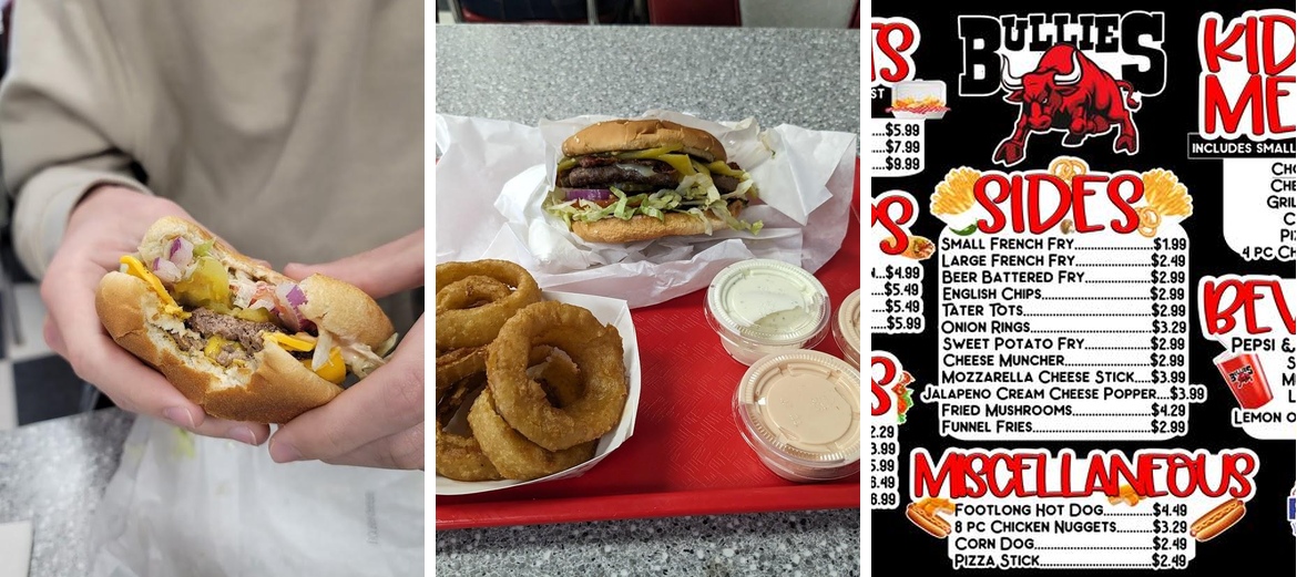 Bullies Drive-In Menu